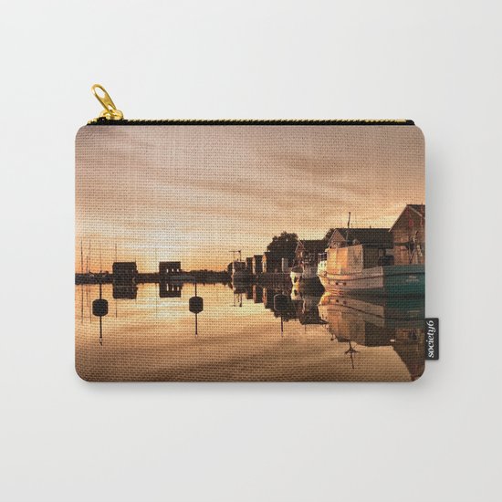Beautiful Sunrise - harbour Beach Boat Ship Carry-All Pouch