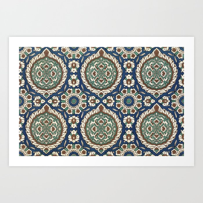 La Decoration Arabe, plate no. 49 Art Print