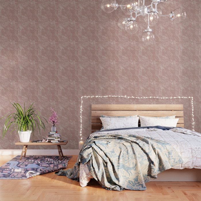 Soft Rose Gold Velvet Wallpaper By Roseaesthetic Society6