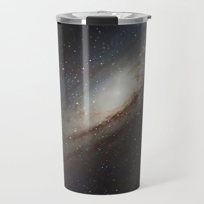 The Andromeda Galaxy, spiral galaxy in the constellation of Andromeda Messier 31 M31 Travel Mug