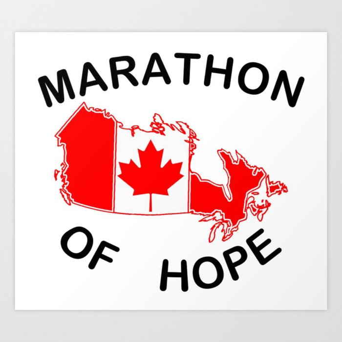 Marathon Of Hope Logo T Shirt