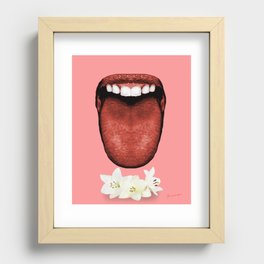 Big Mouth Recessed Framed Print