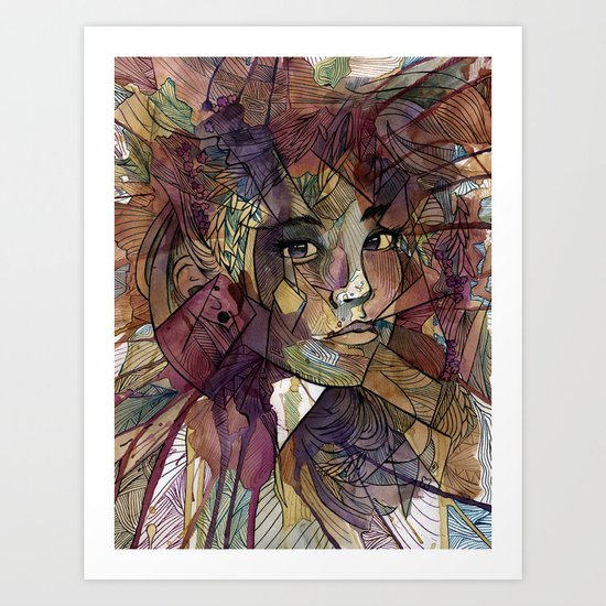 Say No More Art Print