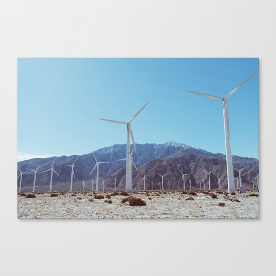 Palm Springs Windmills XI Canvas Print