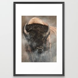 Bison Framed Art Print