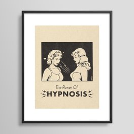 the power of hypnosis Framed Art Print