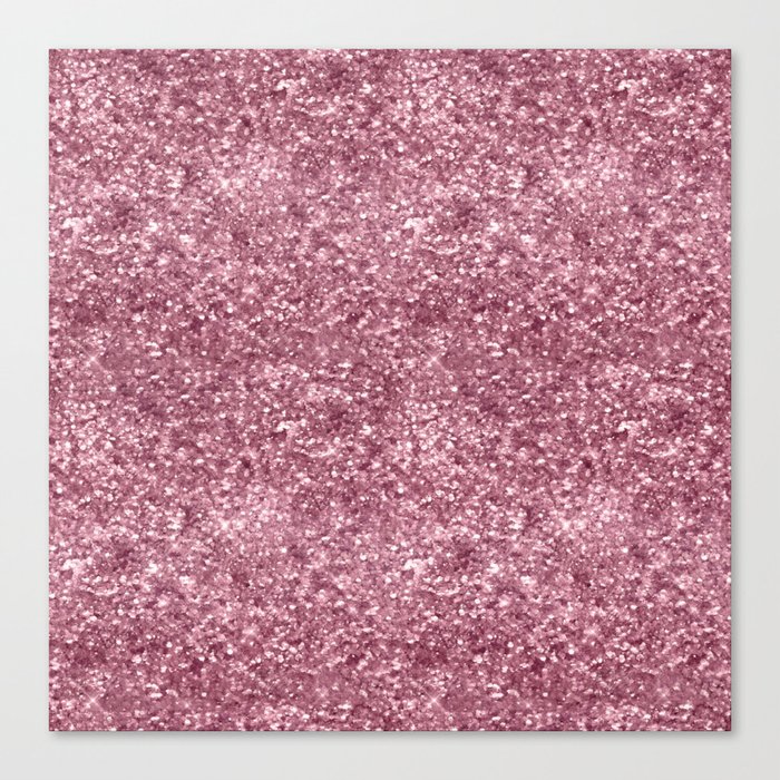 Luxury Pink Glitter Pattern Canvas Print