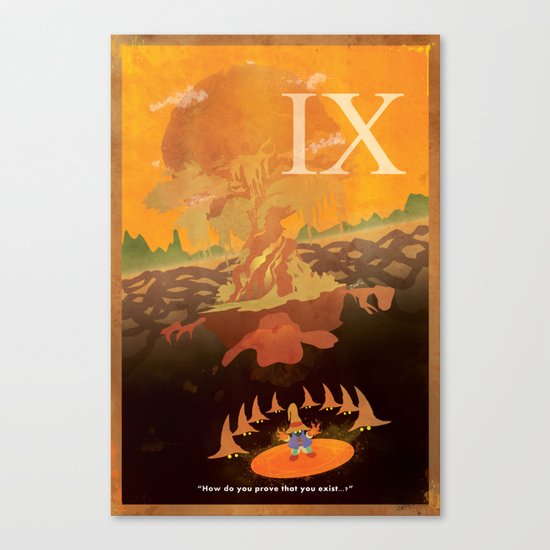 Vintage FF Poster IX Canvas Print