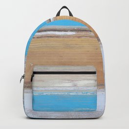 Pale Shabby Chic Stripes Backpack