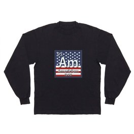 Americium - American Element Flag Long Sleeve T-shirt