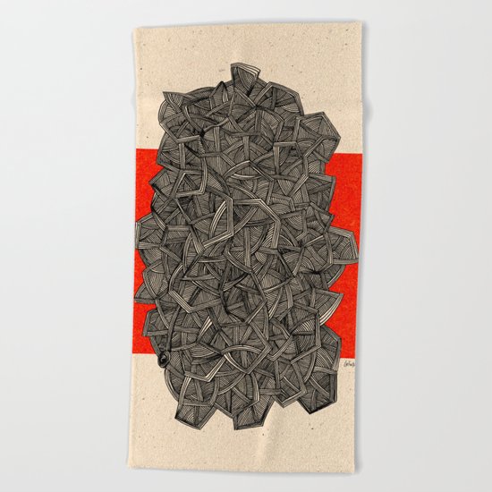 - metro - Beach Towel