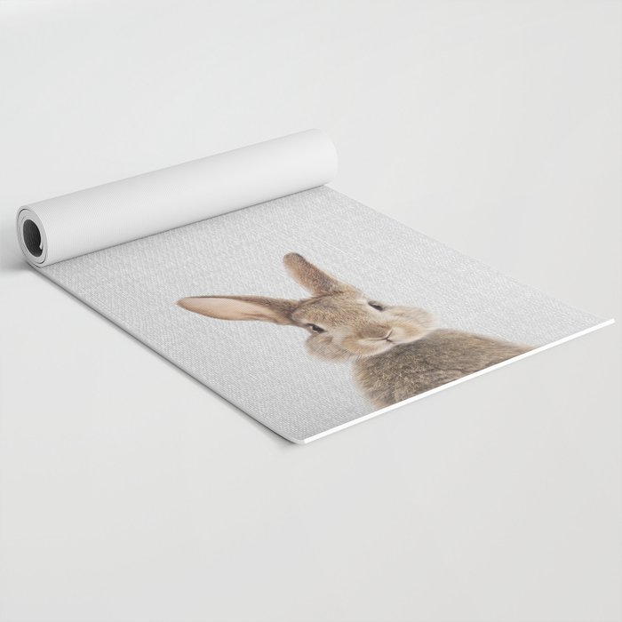 Rabbit Colorful Yoga Mat by galdesign Society6
