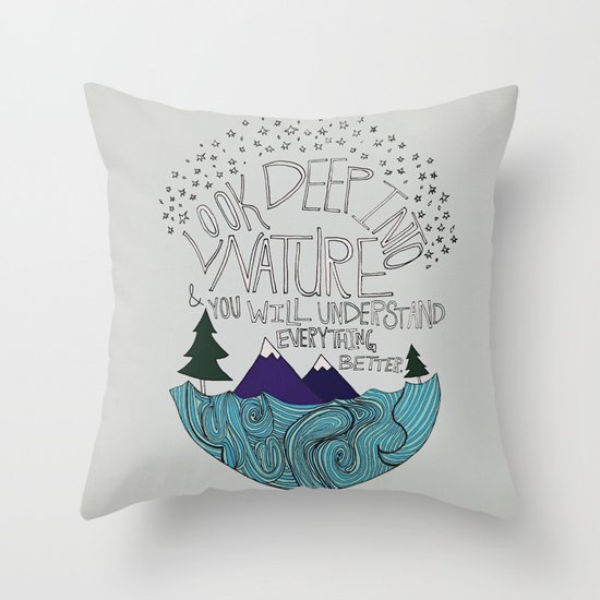 Nature Throw Pillow