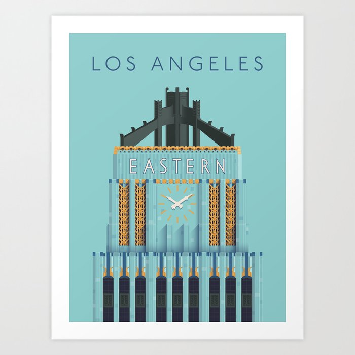 Eastern Columbia Building Los Angeles Art Deco Art Print