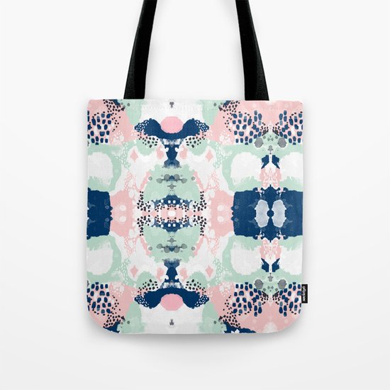 Kimmie - abstract painting modern hipster trendy urban city painterly boho home college dorm decor Tote Bag