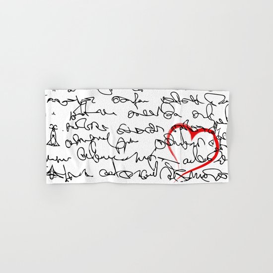 Message Hand & Bath Towel