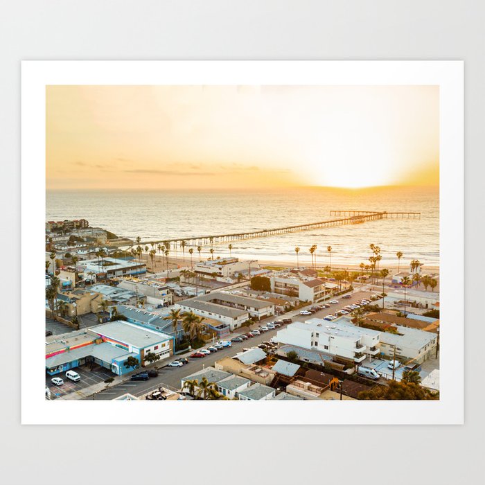 Ocean Beach Pier - San Diego Art Print