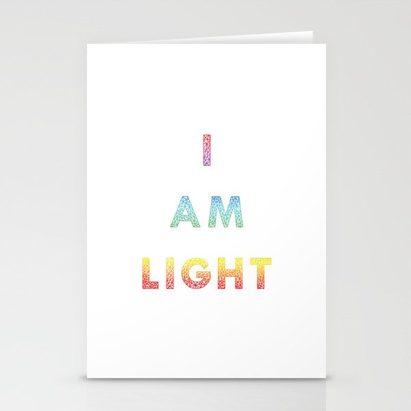 I AM LIGHT Stationery Cards