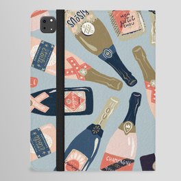 French Champagne Collection – Navy & Coral iPad Folio Case