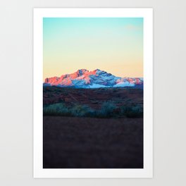 Arizona Desert Sunset Art Print