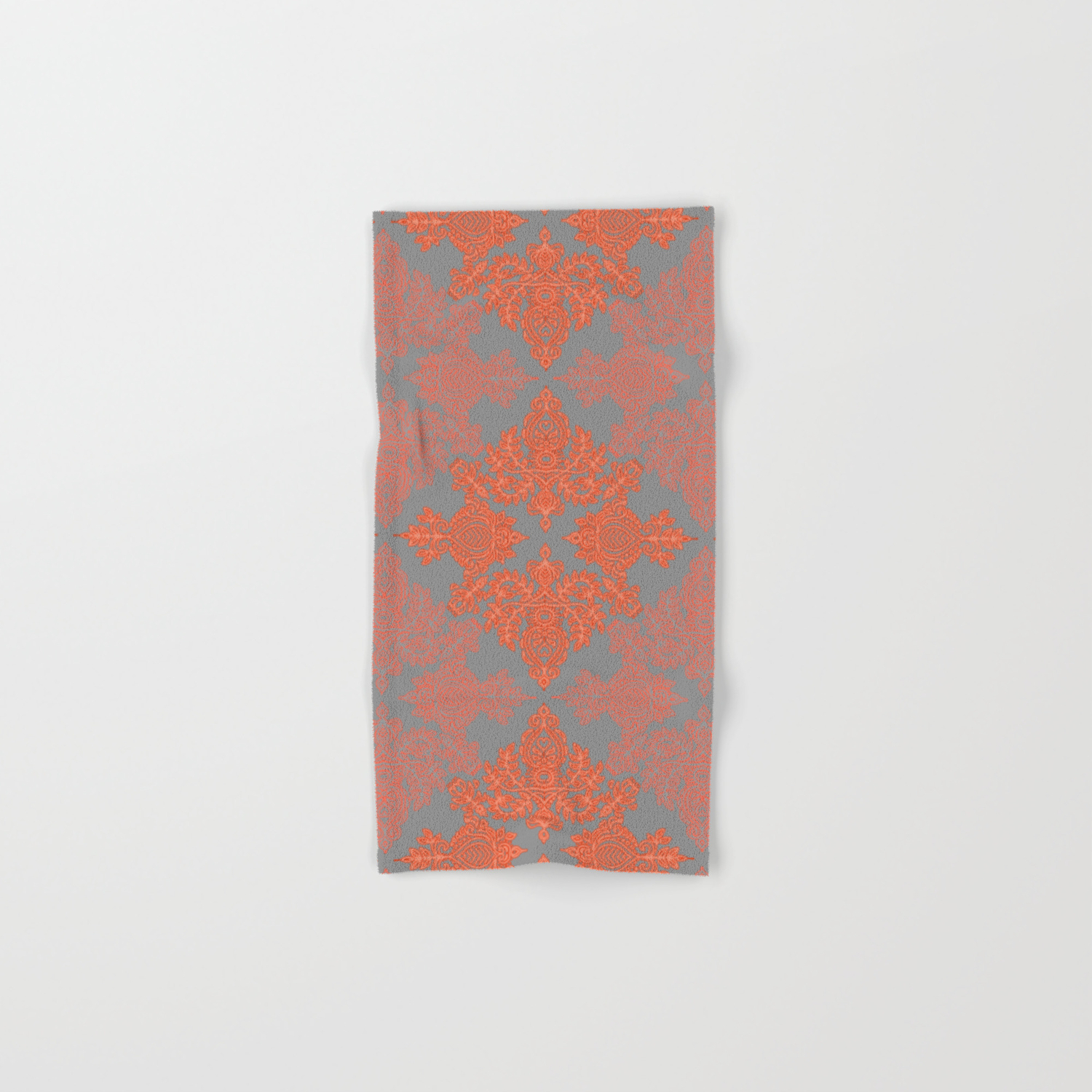 burnt orange bath towels