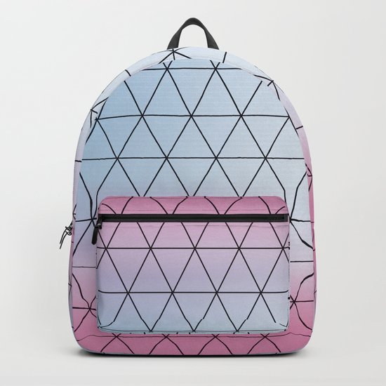 Eternity in Blue Pink Backpack