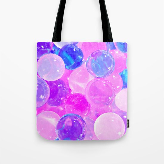 GLISTENING BUBBLY PINK BUBBLES Tote Bag