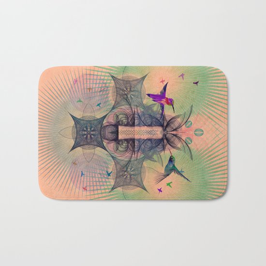 The Hummingbird Dimension Bath Mat