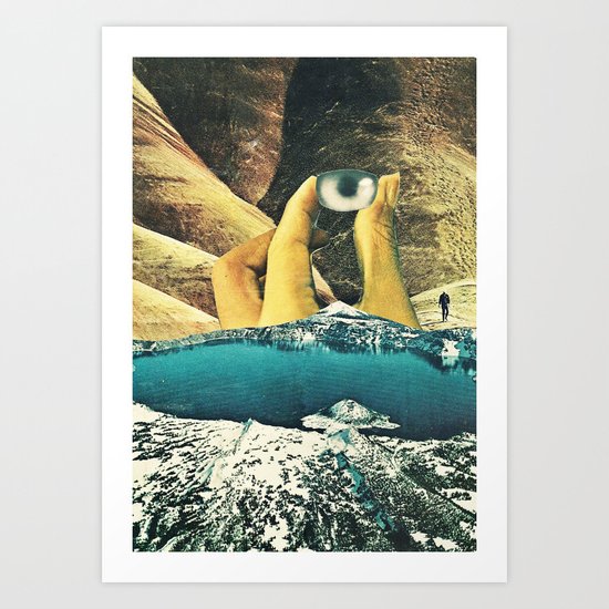 holding up Art Print