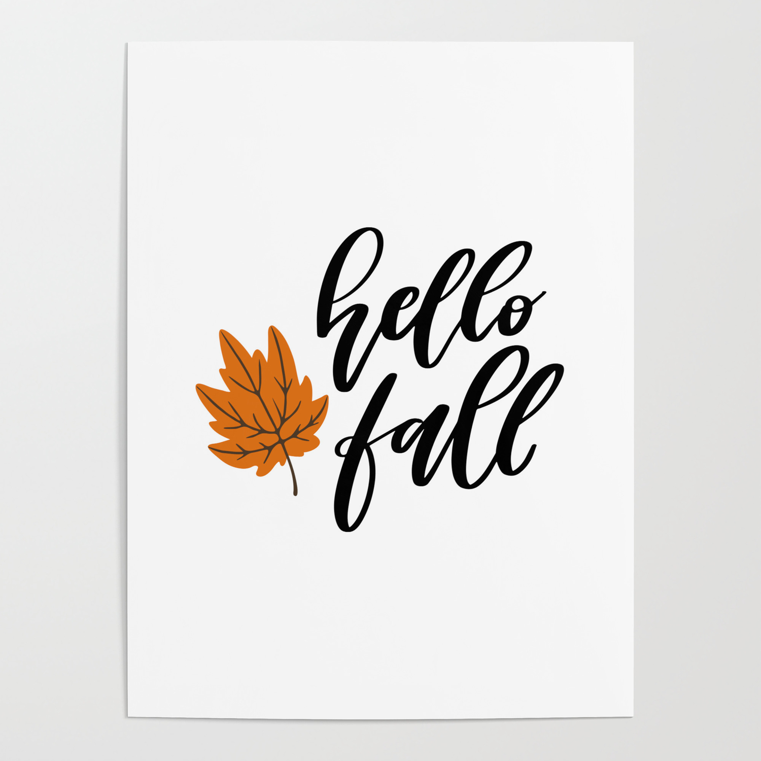 picture Fall Posters hello fall poster by anna