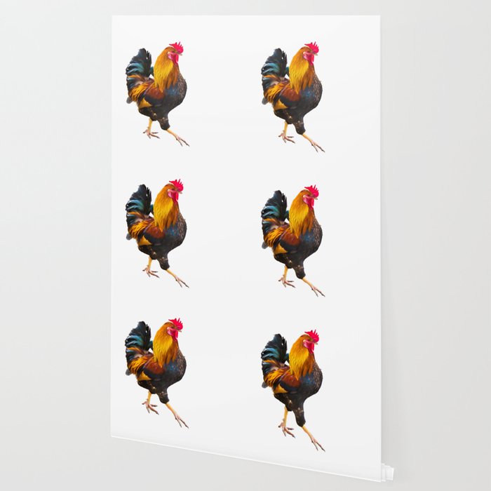 Fire Rooster Wallpaper By Svetlanakorneliuk Society6