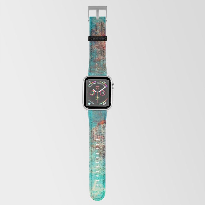 Aztec Turquoise Stone Abstract Texture Design Art Apple Watch Band by Sheila Wenzel Ganny Society6