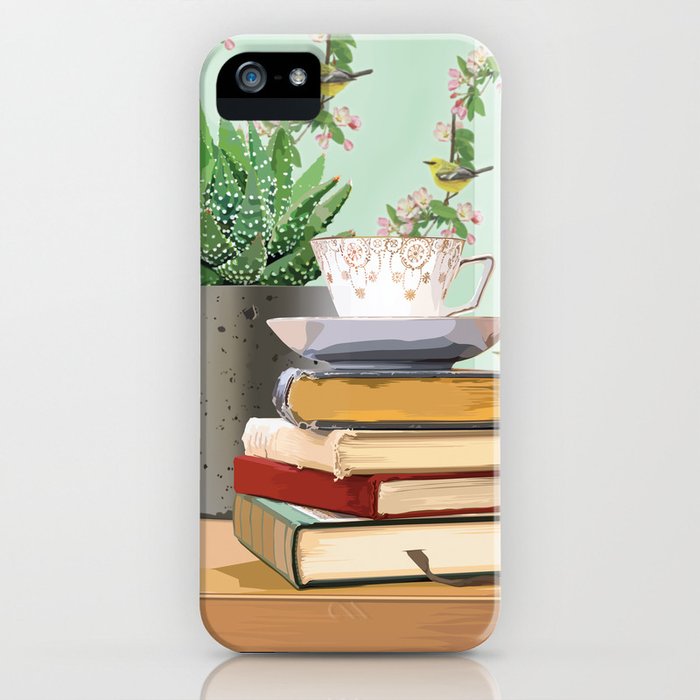 tea and book love iphone case