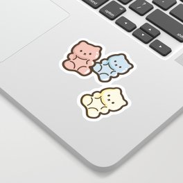 Cute Colourful Gummy Bear Sticker