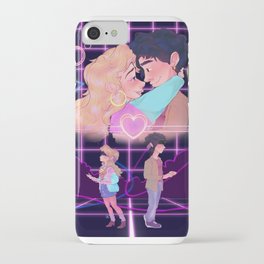 An 80s Couple iPhone Case
