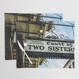 Court of Two Sisters French Quarter New Orleans Placemat