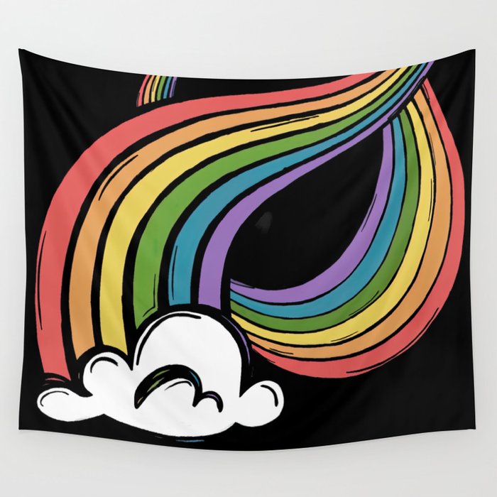 Rainbow Pride Wall Tapestry