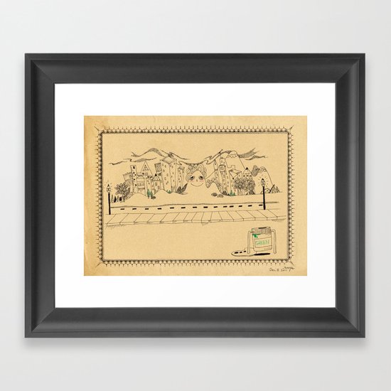 Creative Village Framed Art Print