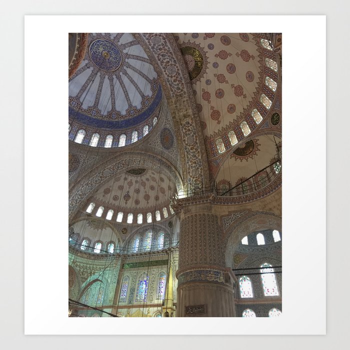 Intricate interior of the Hagia Sophia, Istanbul photography series, no. 14 Art Print
