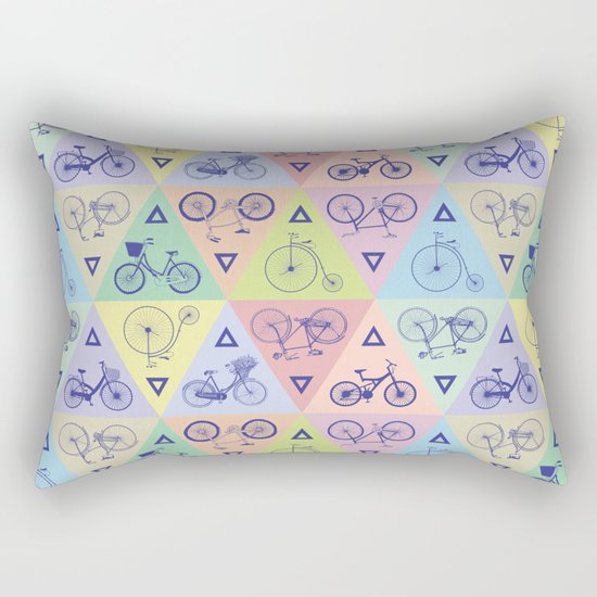 Bicycles Rectangular Pillow