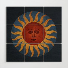 Sun - Recreation of Veit Stoss Rosary Medallion  Wood Wall Art