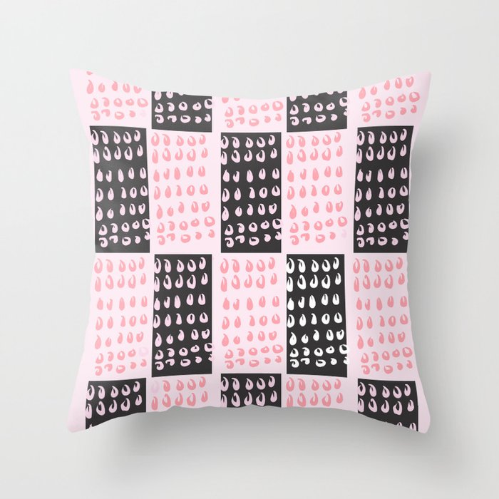 Pink Abstract #society6 #decor #buyart Throw Pillow
