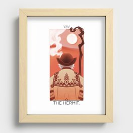 The Hermit Tarot Card Recessed Framed Print