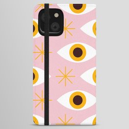 Abstraction_EYES_VISION_MAGIC_LOVE_POP_ART_PATTERN_1221A iPhone Wallet Case