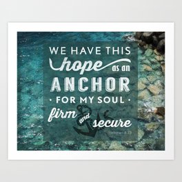Anchor Art Print