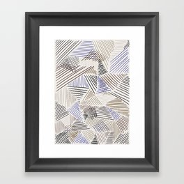 Abstract Lines Beautiful Art Framed Art Print