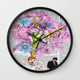 Lucy In The Sky With Brothers Wall Clock