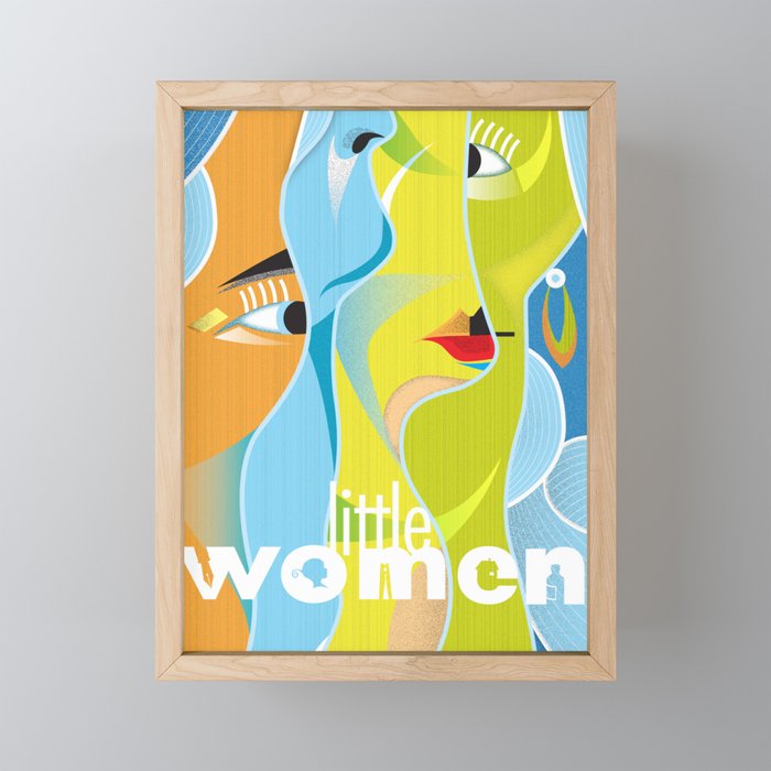 Little Women Framed Mini Art Print