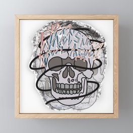 What's in your head?  Framed Mini Art Print