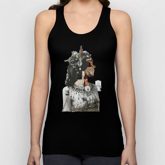 Crazy Woman - Della Mona Rosa Unisex Tank Top
